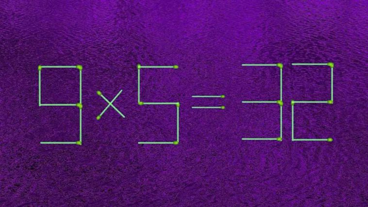 Test di QI: solo i migliori riescono a risolvere questa sfida con i fiammiferi in 15 secondi