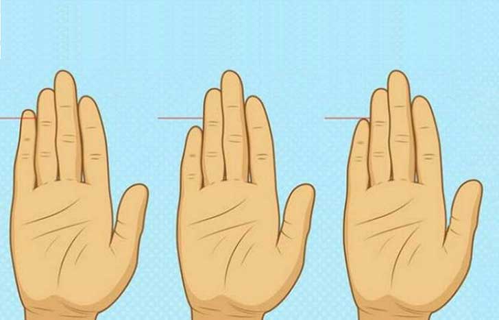 Test visivo: scopri la tua vera personalità in base alla lunghezza del tuo mignolo