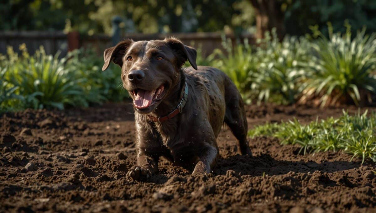 Scopri perché il tuo cane si rotola nel fango e come rimediare
