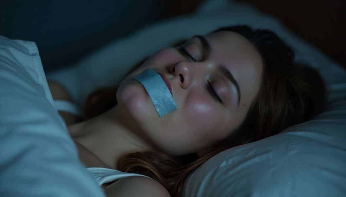 Scotcharsi la bocca: un metodo efficace per dormire meglio ?